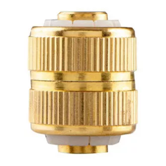 NEO TOOLS tömlőcsatlakozó fix tömlőcsatlakozáshoz, anyag sárgaréz, 1/2", arany, 15-736