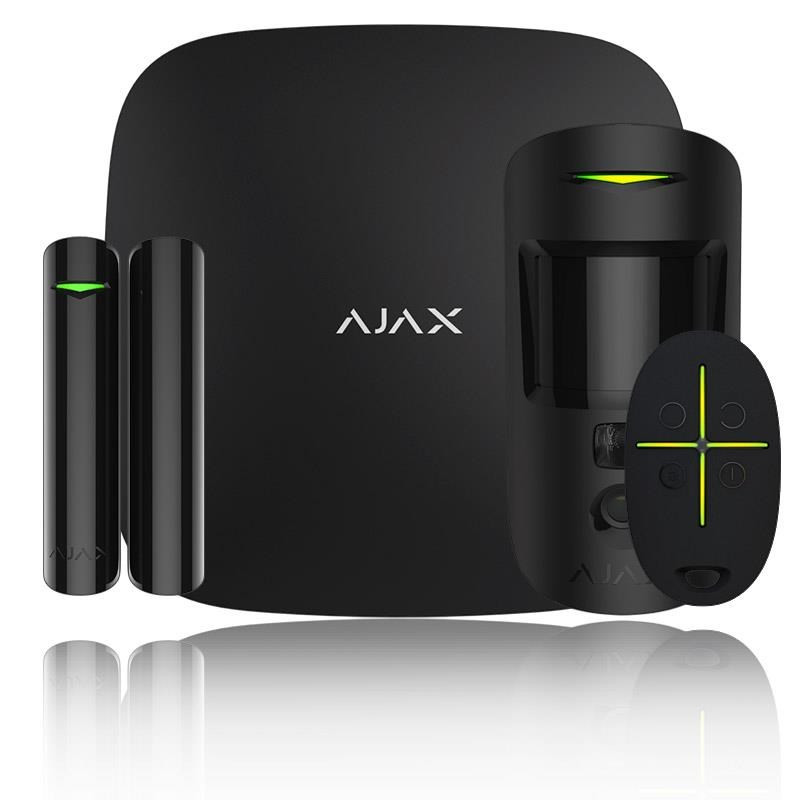 SET Ajax StarterKit Cam Plus fekete (20504)