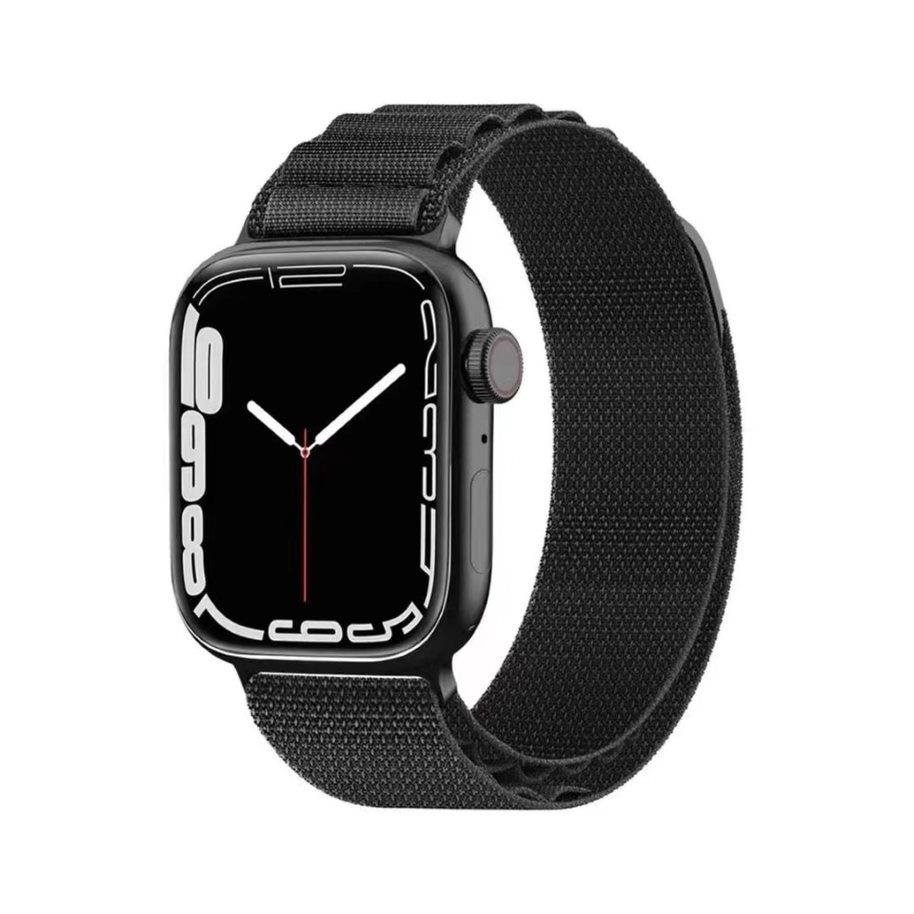 COTECi W95 Ultra Apline Loop szalag az Apple Watch 42 / 44 / 45 / 49mm-es órájához Fekete