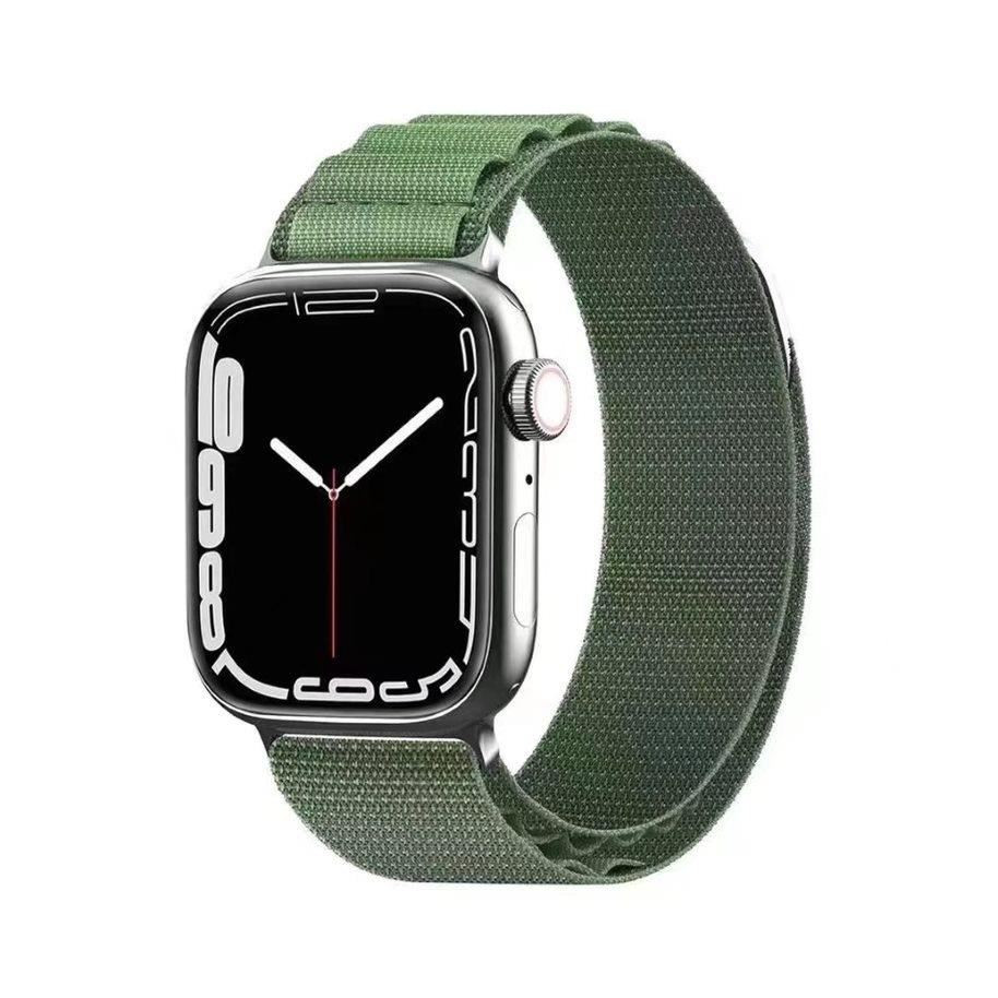 COTECi W95 Ultra Apline Loop szalag az Apple Watch 42 / 44 / 45 / 49mm-es órájához Zöld