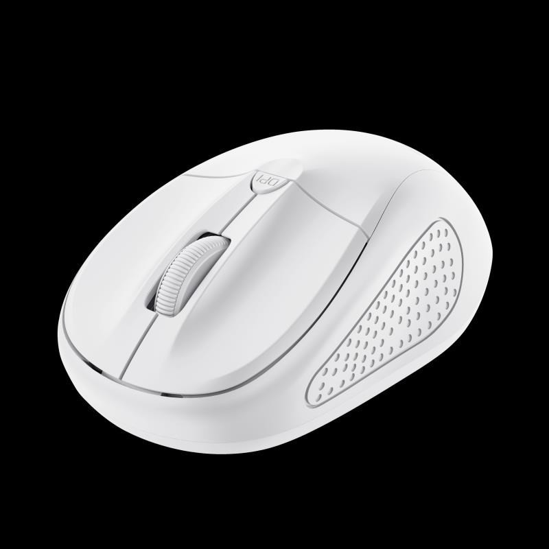 TRUST Mouse PRIMO VEZETÉK NÉLKÜLÖNTŐ EGER MATT FEHÉR, USB, vezeték nélküli