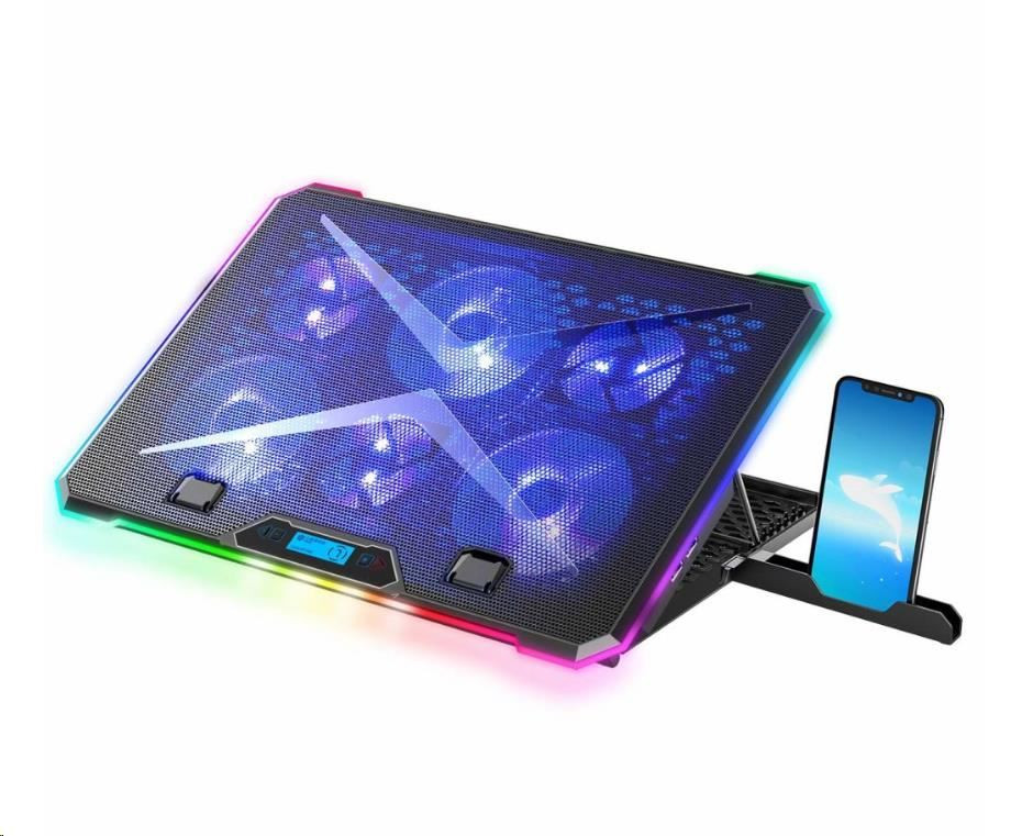 EVOLVEO Ania 9 RGB, állítható laptop állvány