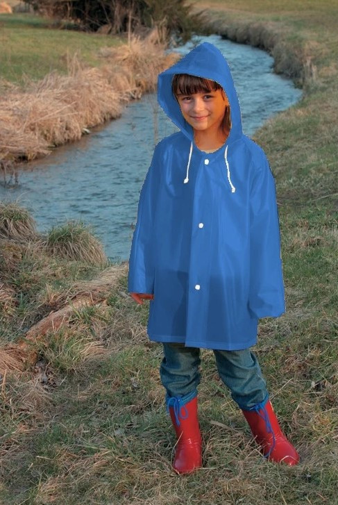 Doppler Gyerek esőkabát, 116, kék