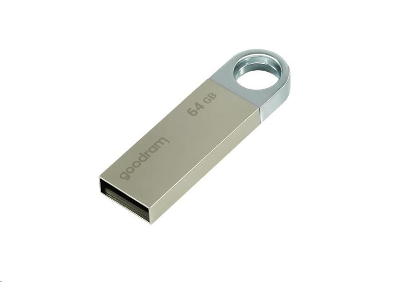 GOODRAM flash meghajtó UUN2 64GB USB 2.0 ezüst