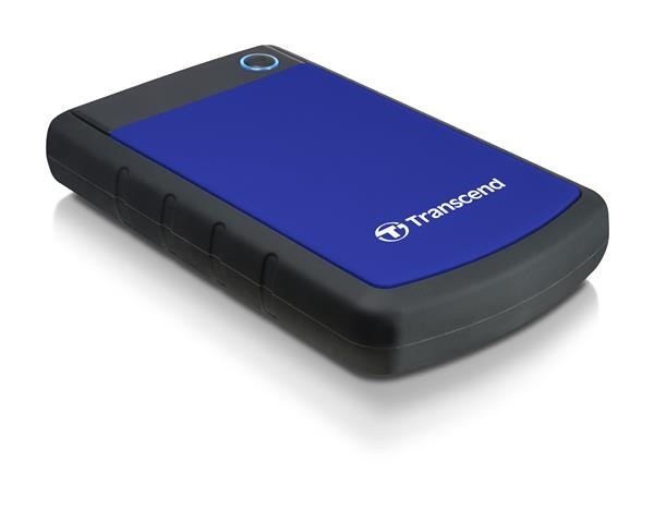 TRANSCEND Külső merevlemez 2, 5" USB 3.0 StoreJet 25H3B, 4TB, kék (ütésálló)