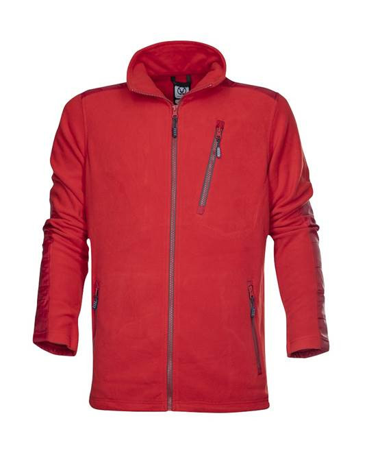 ARDON®4TECH fleece kapucnis pulóver piros M | H9425/M