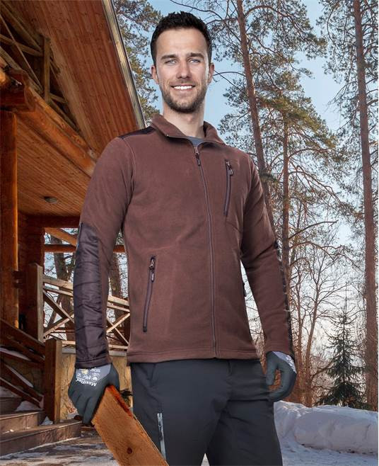 ARDON®4TECH fleece kapucnis pulóver barna M | H9426/M