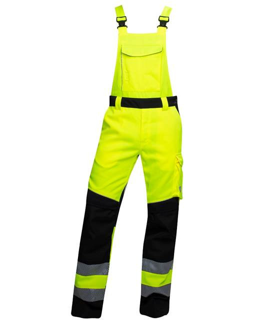 ARDON®SIGNAL fényvisszaverő nadrág lakkozott sárga-fekete kiterjesztett | H5936/XL