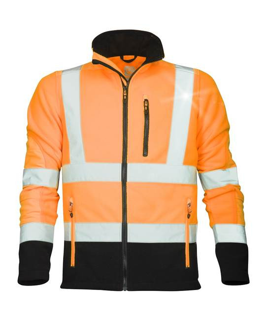 Fényvisszaverő fleece kapucnis pulóver ARDON®SIGNAL narancssárga XL | H5911/XL