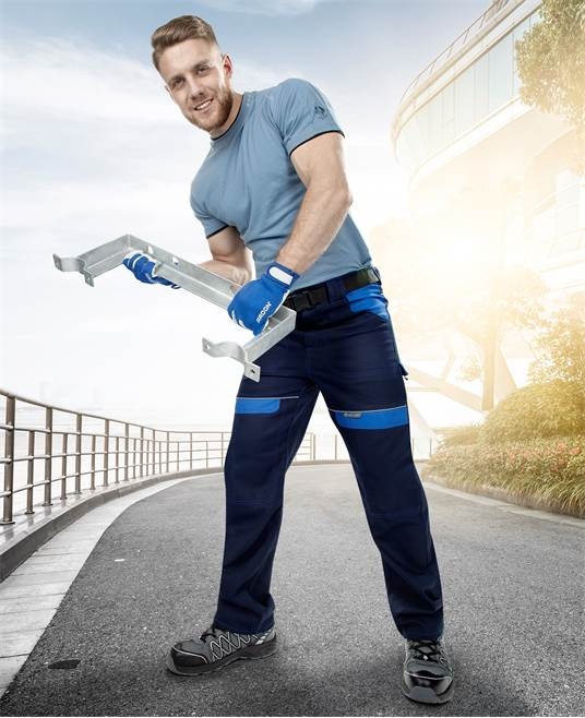 ARDON®COOL TREND sötétkék-világoskék rövidnadrág M | H8326/M