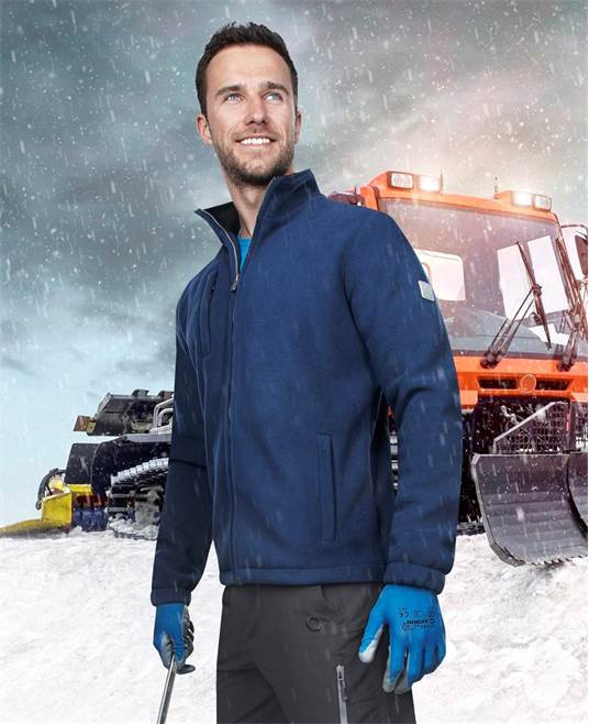 Fleece kapucnis pulóver ARDON®Polar 450 kék | H9424/S