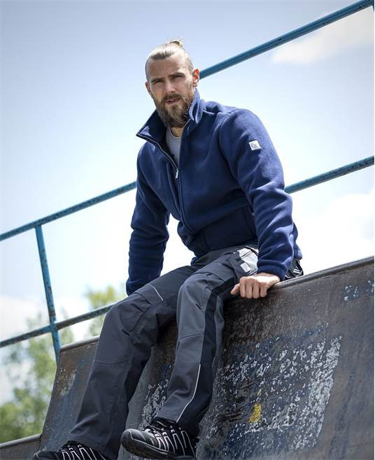 Fleece kapucnis pulóver ARDON®Polar 450 kék | H9424/4XL