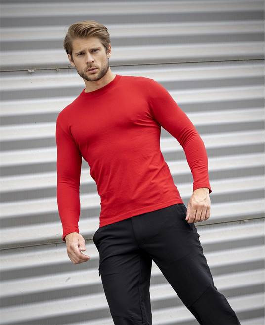 ARDON®CUBA hosszú ujjú póló piros | H13012/4XL
