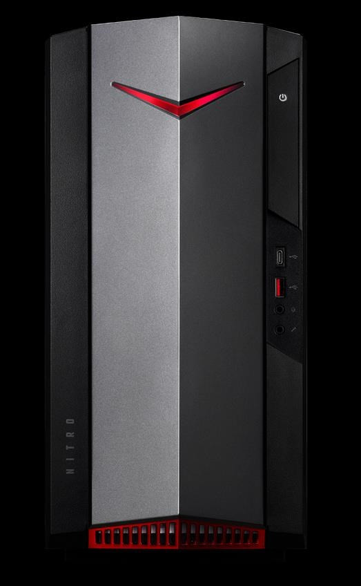 ACER PC Nitro N50-640 - i5-12400F, 16GB, 1TBSSD, Nvidia GTX 1660, W11H, fekete színű