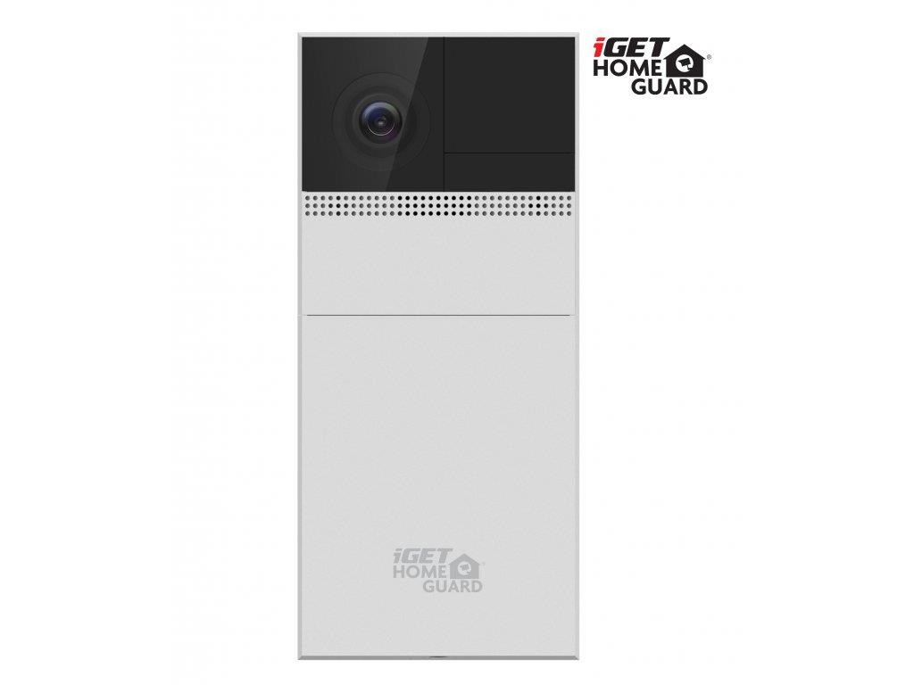 iGET HOMEGUARD HGBVD853 - Wi-Fi akkumulátoros ajtócsengő FullHD kamerával és kétirányú hanggal, tápellátással és vezetékes kapcsolattal.