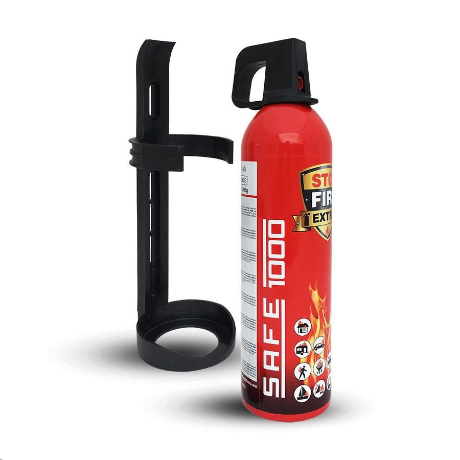 SET Tűzoltó spray SAFE 1000 tartó SAFE 100F