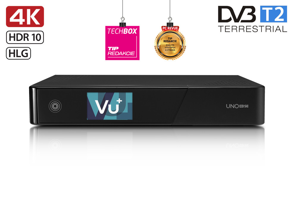VU + UNO 4K SE H.265 (1x MTSIF Dual DVB-T2 tuner)