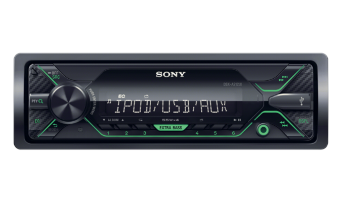 Sony autórádió DSX-A212UI meghajtó nélkül,USB,
