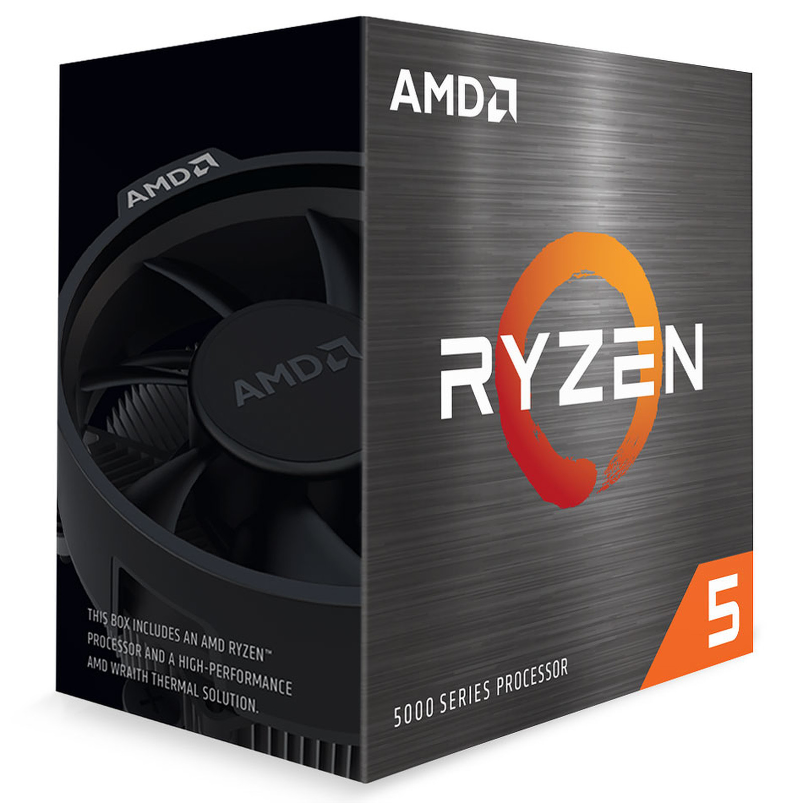 AMD processzor Ryzen 5 5500 AM4 Box (6 mag, 12 szál, 3,6GHz / 4,2GHz, 16MB gyorsítótár, 65W) Wraith Stealth hűtővel