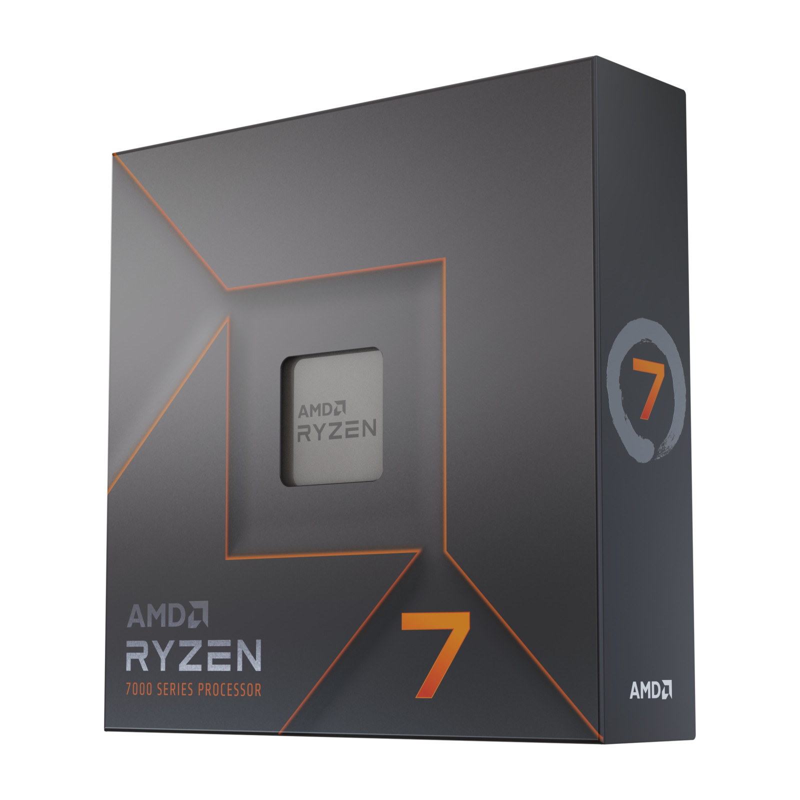 AMD processzor Ryzen 7 7700X AM5 Box (8 mag, 16 szál, 4.5GHz / 5.4GHz, 40MB cache, 105W), Radeon Graphics, hűtőborda nélkül