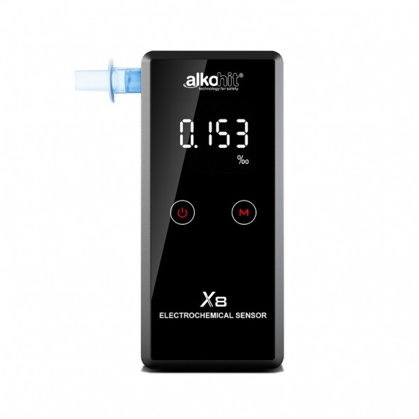 ALKOHIT X8 elektrokémiai professzionális alkoholtesztelő készülék