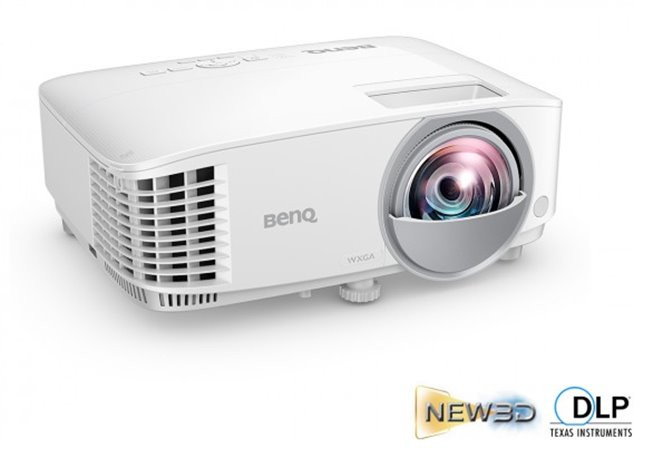 BenQ DLP projektor MW826STH/1280x800 WXGA/3500 ANSI/0.49:1/20000:1/2xHDMI/3D/1x10W hangszórók/rövid vetítési távolság