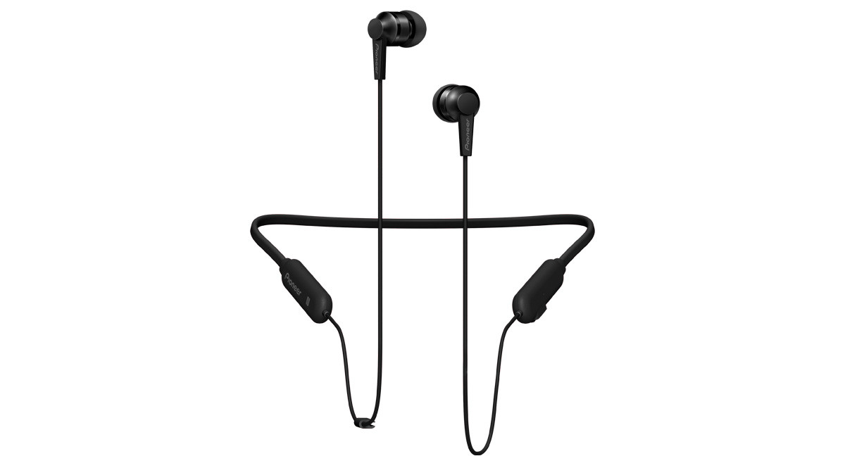 Pioneer SE-C7BT stílusos fülhallgató Bluetooth, NFC fekete színben