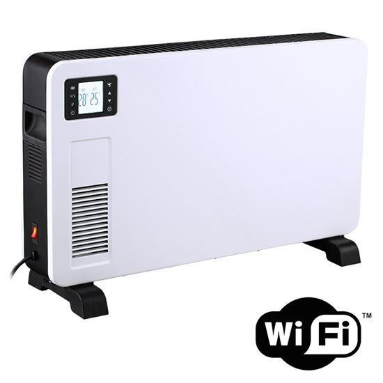 Solight meleglevegős konvektorok 2300W, WiFi, LCD, ventilátor, időzítő, állítható termosztát