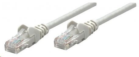 Intellinet patch kábel, Cat6 tanúsítvánnyal, CU, UTP, PVC, RJ45, 10m, szürke