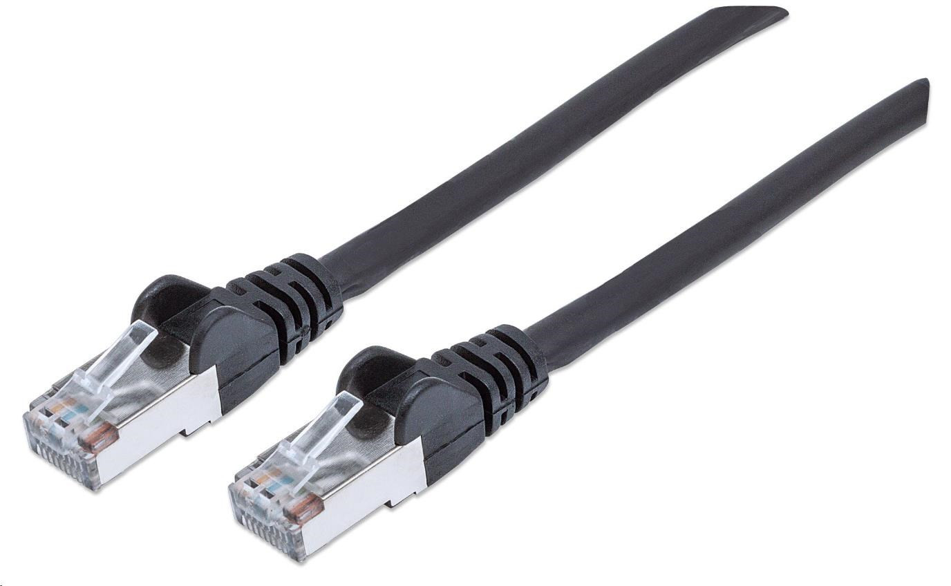 Intellinet patch kábel Cat6A SFTP 10m fekete, LSOH