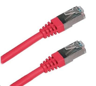 XtendLan patch kábel Cat5E, FTP - 0, 5m, piros (eladó 10 db)