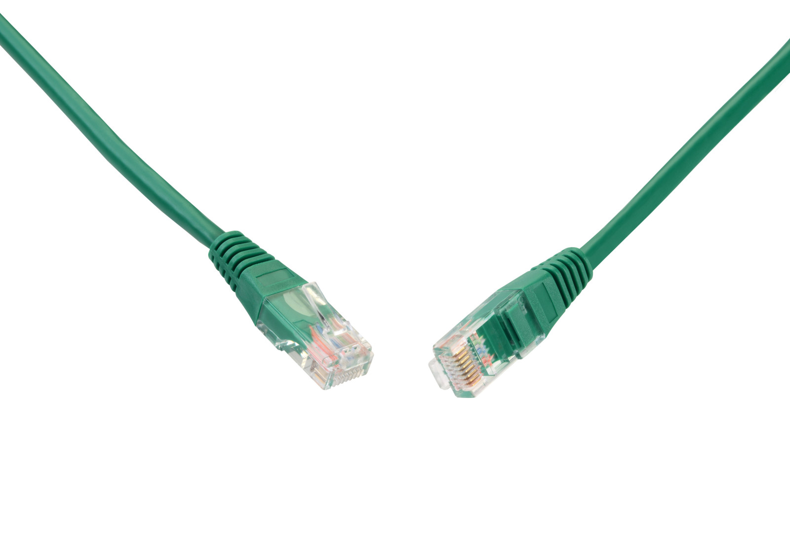 SOLARIX patch kábel CAT5E UTP PVC 2m zöld, nem szaggatható, nem csúszásbiztos