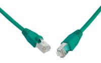 SOLARIX patch kábel CAT5E UTP PVC 2m zöld gubancgátló kábel