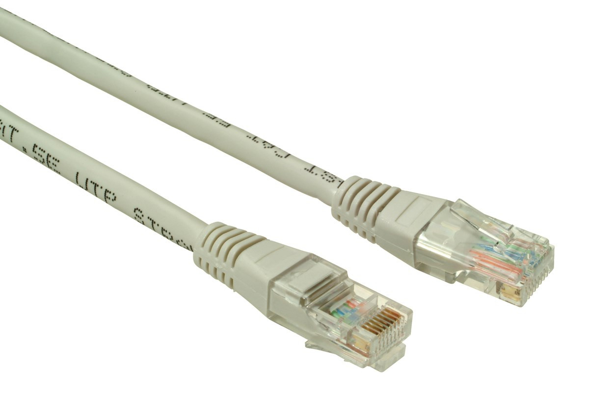 SOLARIX patch kábel CAT5E UTP PVC 10m szürke, nem szaggatható, nem szaggatható kábel