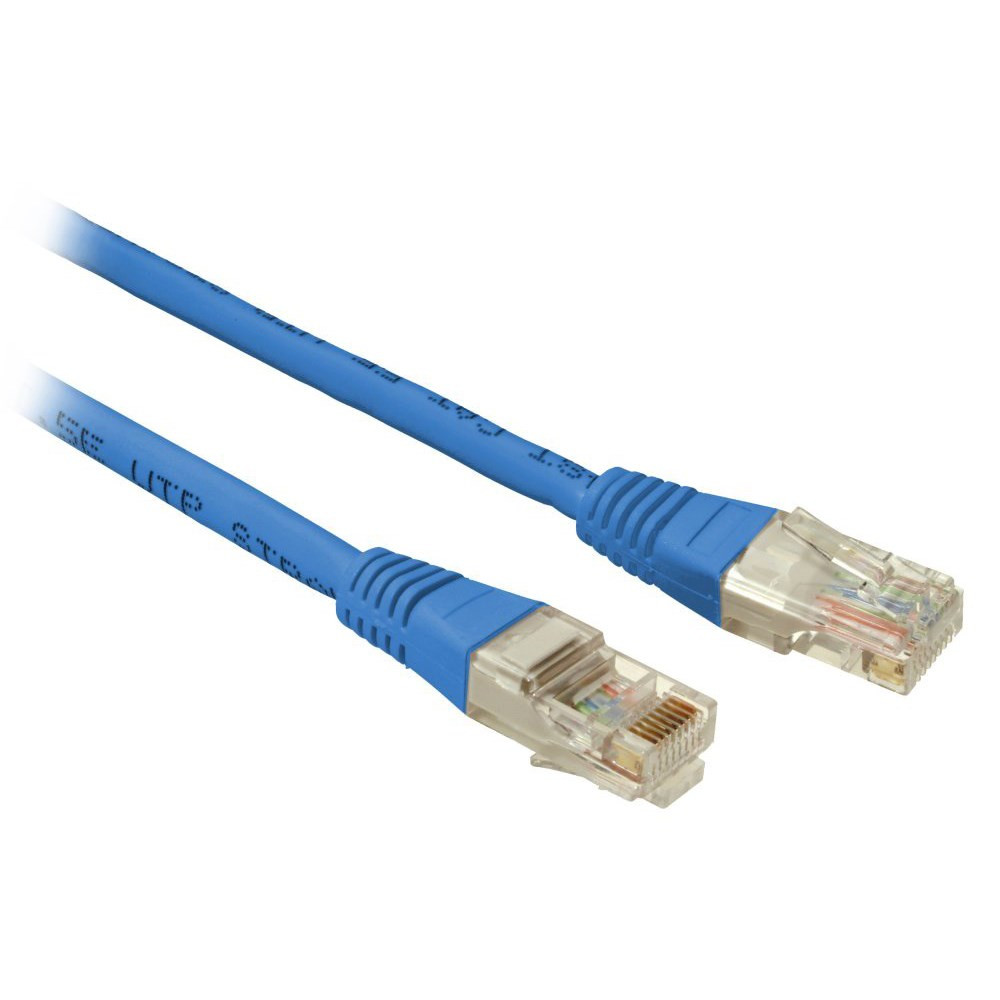 SOLARIX patch kábel CAT5E UTP PVC 1m kék, nem szaggatható kábel