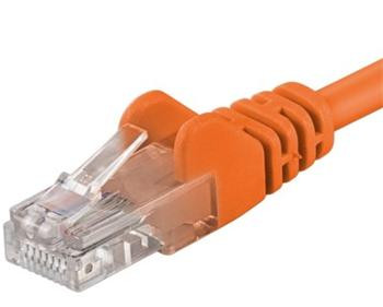 Patch kábel UTP RJ45-RJ45 szint CAT6, 0,25m, narancssárga