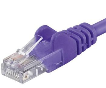 Patch kábel UTP RJ45-RJ45 szint CAT6, 0,25m, lila