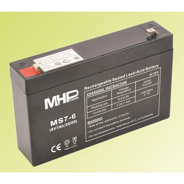 Pb akkumulátor MHPower VRLA AGM 6V/7Ah (MS7-6)