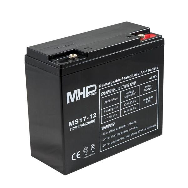 Pb akkumulátor MHPower VRLA AGM 12V/17Ah (MS17-12)