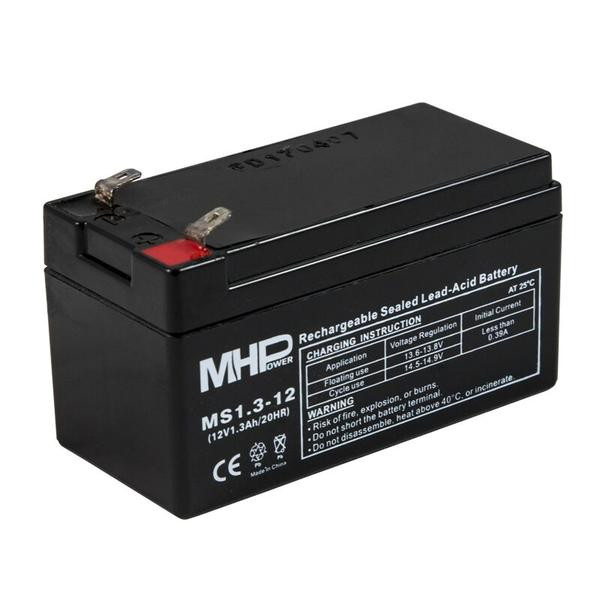 Pb akkumulátor MHPower VRLA AGM 12V/1,3Ah (MS1.3-12)