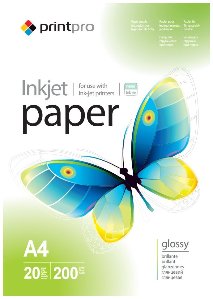 Colorway fotópapír Print Pro glossy 200g/m2/ A4/ 20 lap