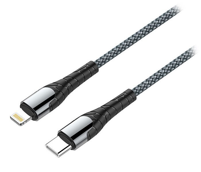 Colorway Adatkábel USB-C/ Apple Lightning/ 3A/ Gyors töltés / 1m/ Szürke