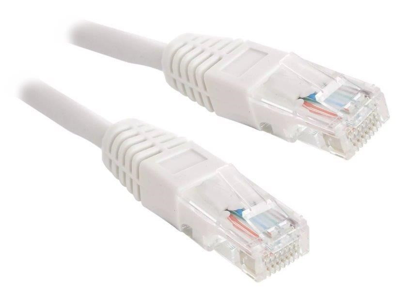 XtendLan patch kábel Cat5E, UTP - 0, 5m, fehér (eladó 10 db)