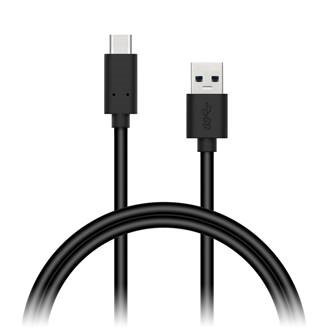 CONNECT IT Wirez USB C (C típus) - USB, áramáram akár 3A !,fekete, 0,5 m