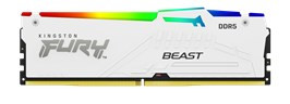 KINGSTON DIMM DDR5 32GB 6000MT/s CL36 FURY Beast Fehér RGB EXPO