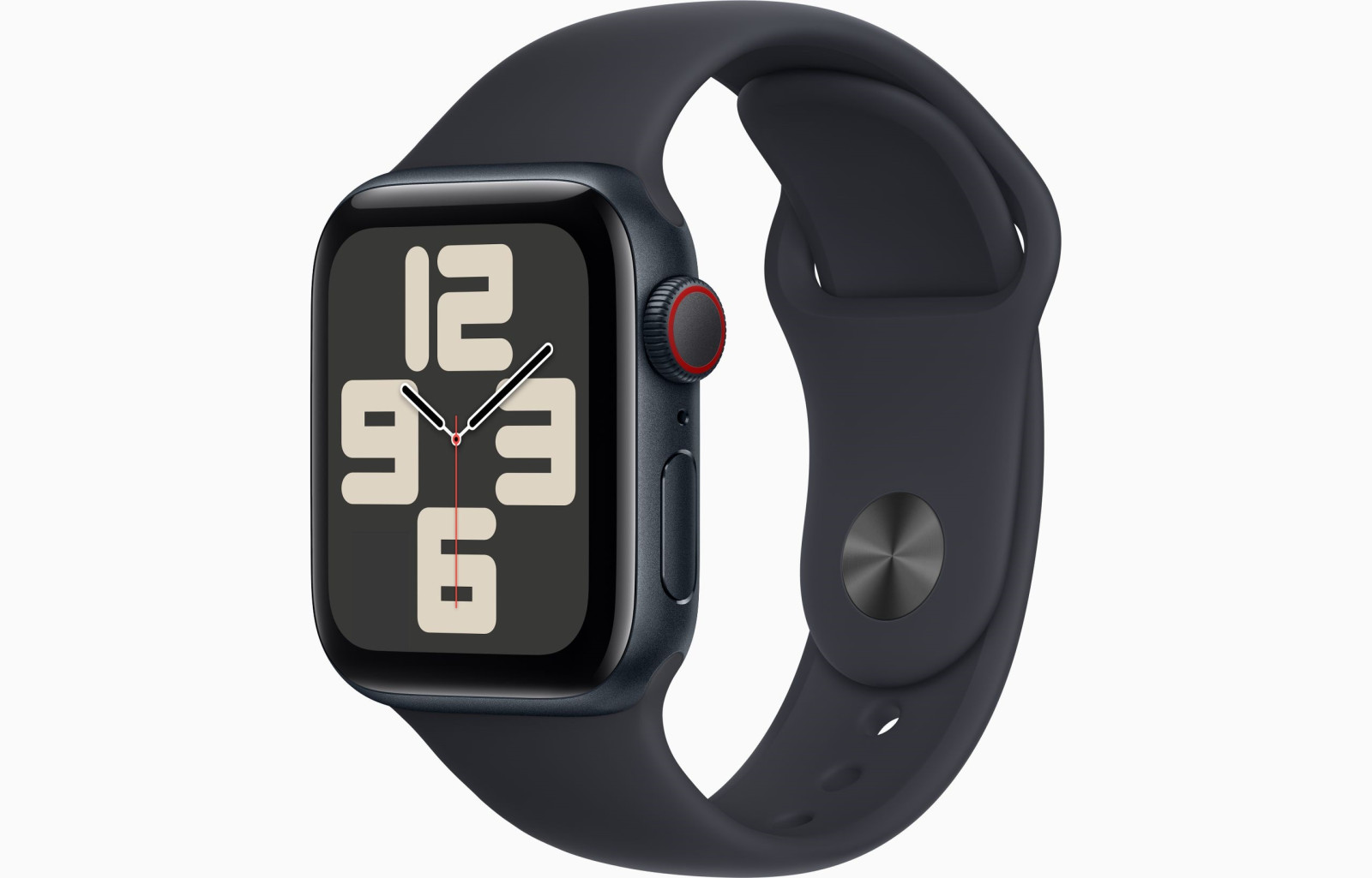 Apple Watch SE Cell/40mm/Midnight/Sport szíj/Midnight/-M/L