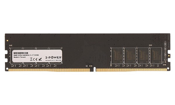 2-Power 8GB PC4-19200U 2400MHz DDR4 CL17 CL17 Non-ECC DIMM 2Rx8 ( ÉLETHOSSZÚ GARANCIA )