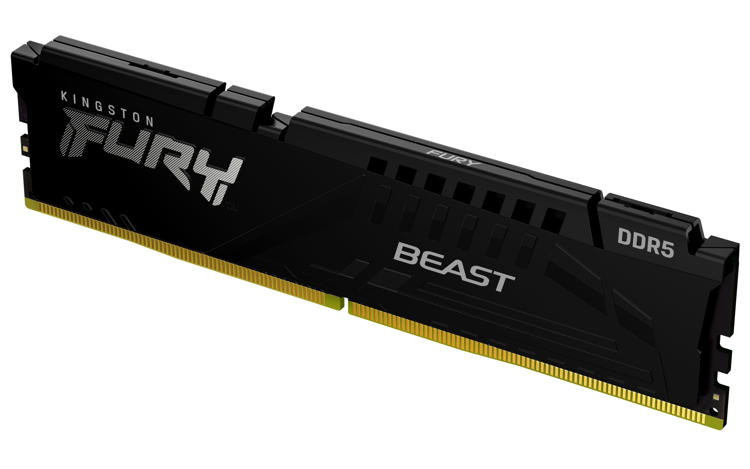 KINGSTON 16GB 5600MT/s DDR5 CL40 DIMM FURY Beast Black XMP FURY Beast Fekete XMP