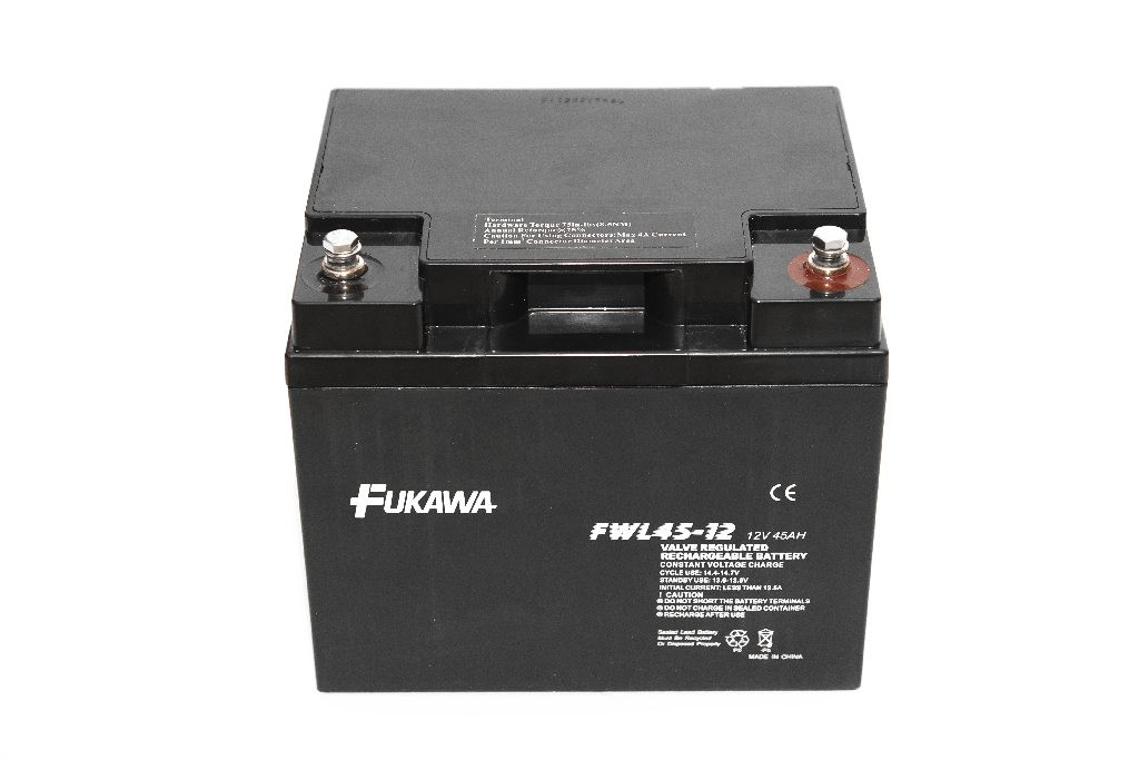 FUKAWA akkumulátor FWL 45-12 (12V; 45Ah; menet M6; élettartam 10 év)