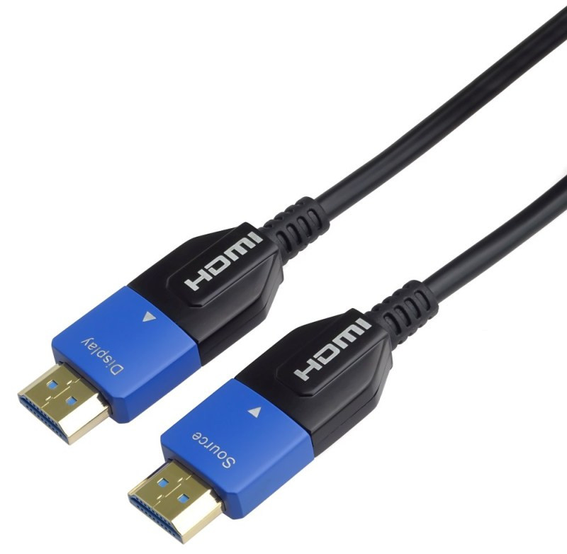 PremiumCord Ultra High Speed HDMI 2.1 optikai kábel 8K@60Hz 4K@120Hz 5m aranyozott 5K @ 60Hz